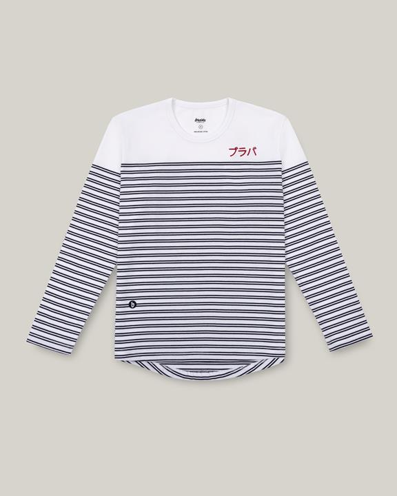  Long-Sleeved T-Shirt - Stripe White 3