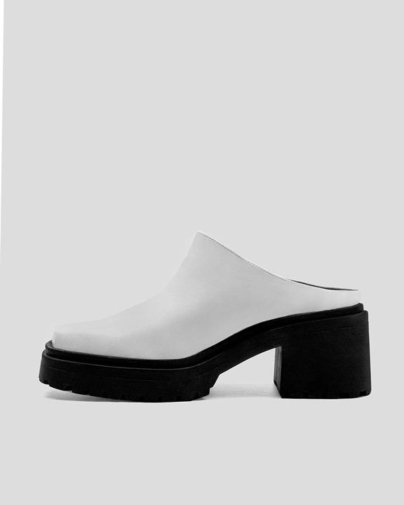 Squared Mule White from Shop Like You Give a Damn