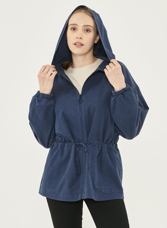 Cardigan with Hood Navy from Shop Like You Give a Damn