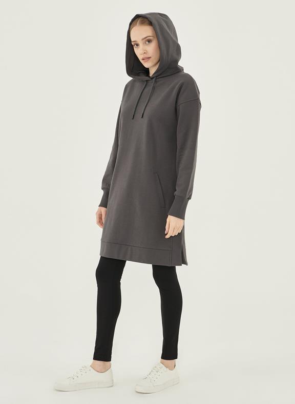 Lange Hoodie Donkergrijs from Shop Like You Give a Damn