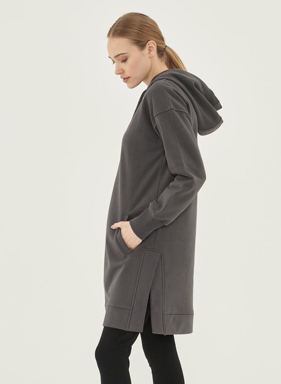 Lange Hoodie Donkergrijs from Shop Like You Give a Damn