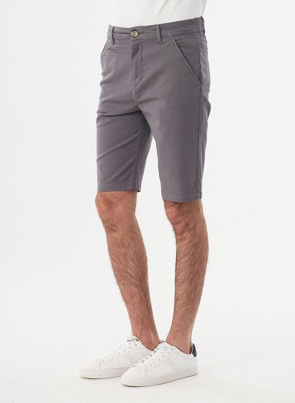 Skinny Chino Shorts Dark Grey 3