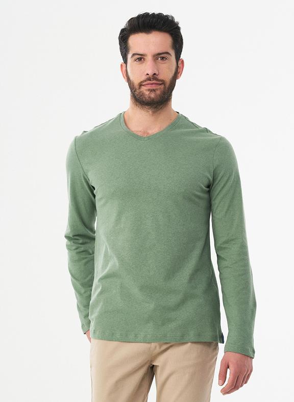 Long Sleeve T-Shirt Green 1