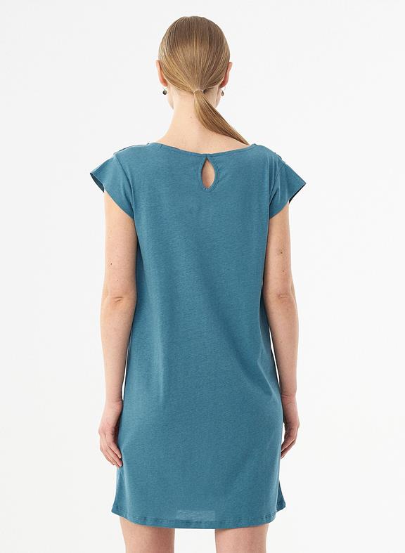 Jersey Dress Petrol Blue from Shop Like You Give a Damn