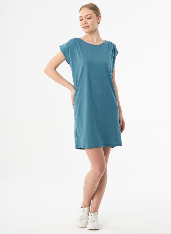 Jersey Dress Petrol Blue from Shop Like You Give a Damn