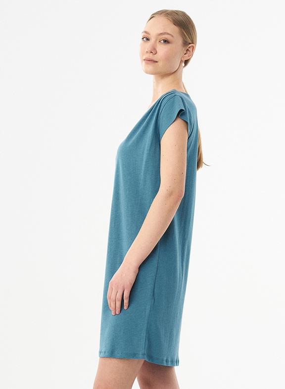 Jersey Dress Petrol Blue from Shop Like You Give a Damn