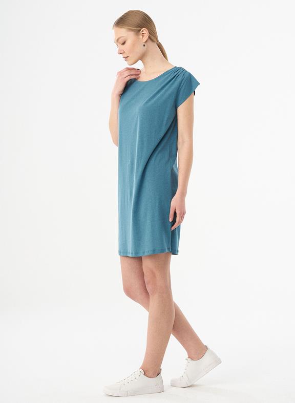 Jersey Dress Petrol Blue from Shop Like You Give a Damn