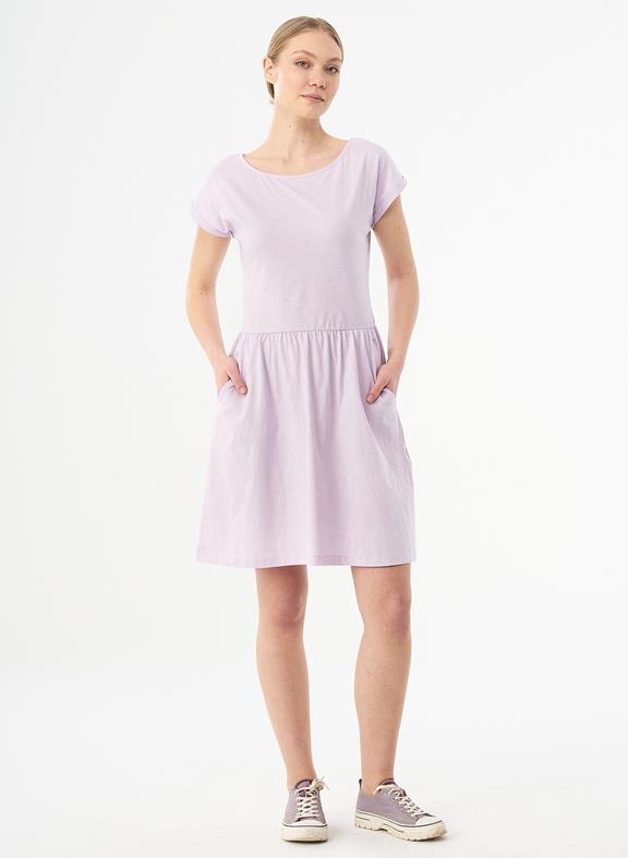 Slub Jersey Dress Lavender 1