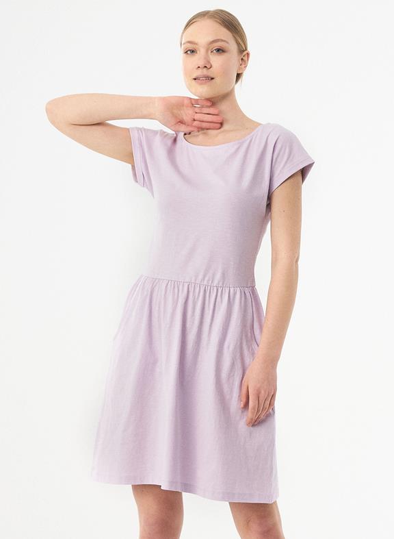 Slub Jersey Dress Lavender 2