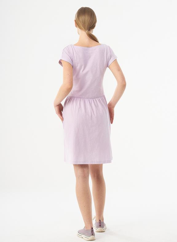 Slub Jersey Dress Lavender 4
