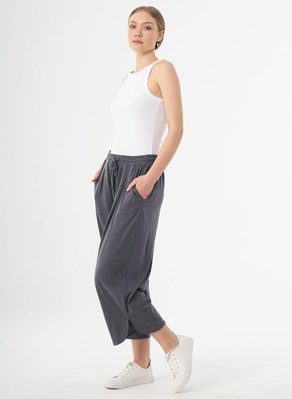 Wide Jersey Pants Dark Grey from Shop Like You Give a Damn