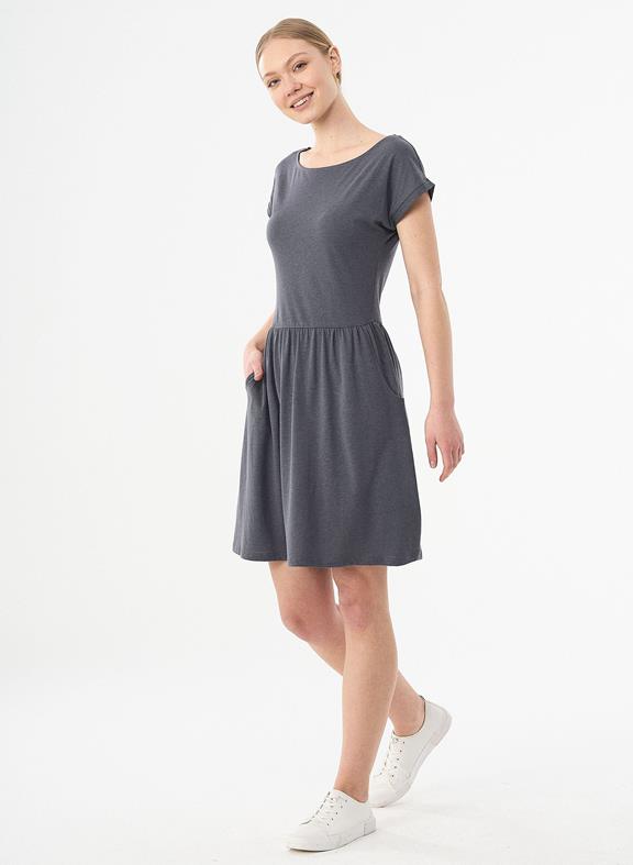 Jersey Dress Dark Grey 2