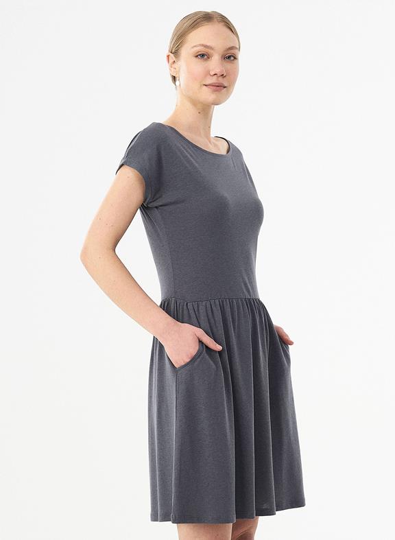 Jersey Dress Dark Grey 3