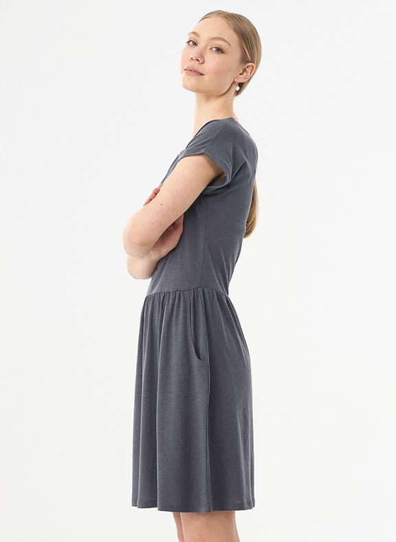 Jersey Dress Dark Grey 4