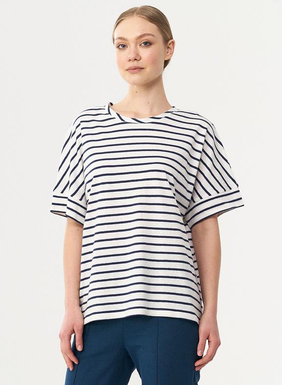 Striped T-Shirt Navy 1