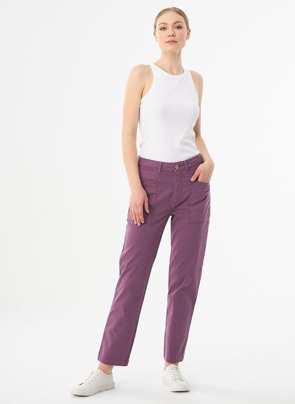 Pantalon Ample Violet 1