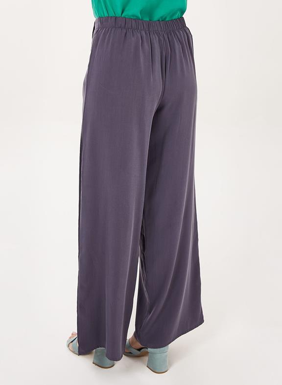 Pants With Split Dark Gray 4