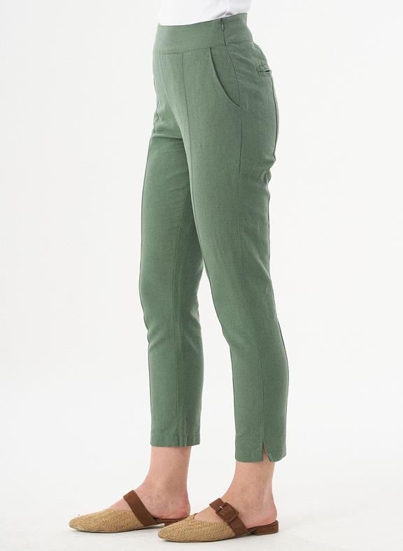 Trousers Linen Mix Green 4