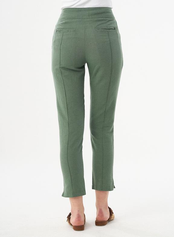 Trousers Linen Mix Green 5