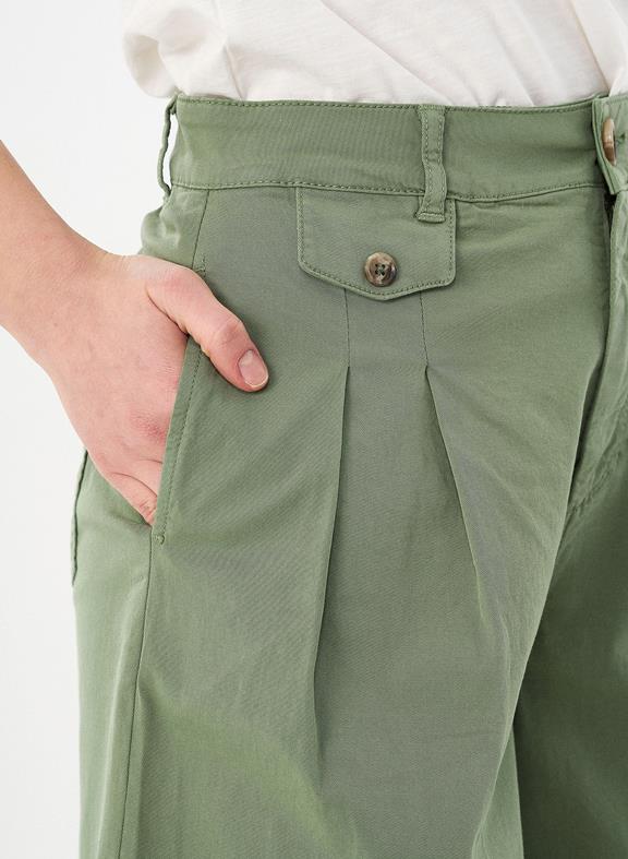 Organic Cotton Shorts Green 2