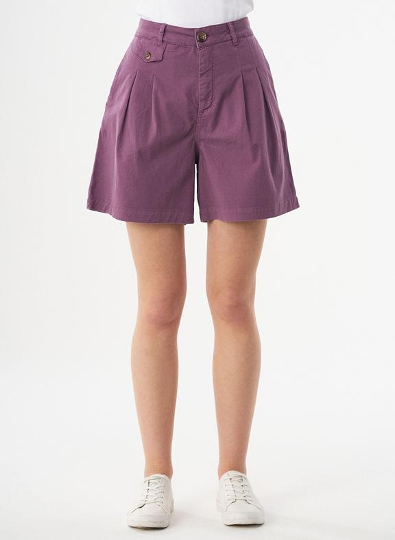 Organic Cotton Shorts Purple 2