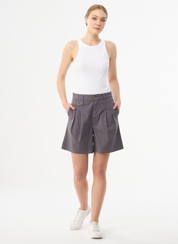 Organic Cotton Shorts Dark Grey 2