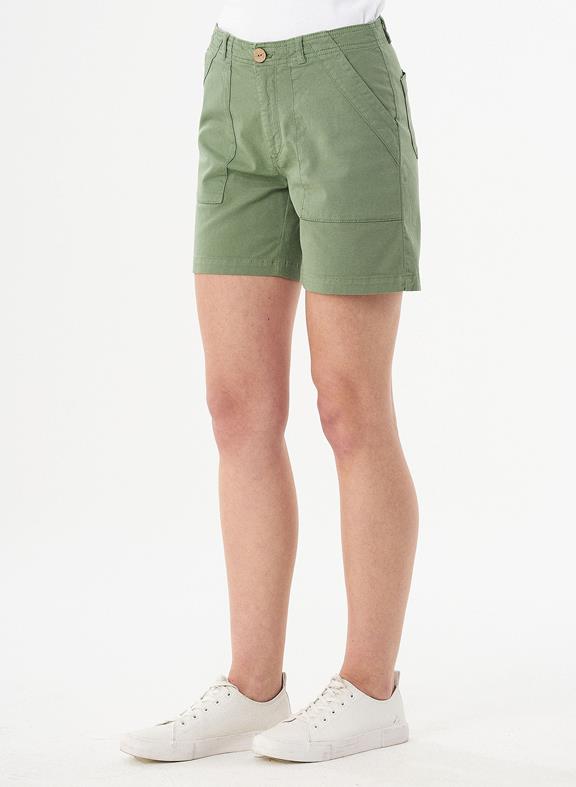 Organic Cotton Shorts Green 2