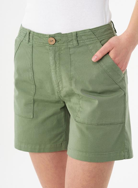 Organic Cotton Shorts Green 5