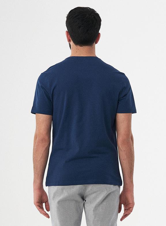 Basic T-shirt Organic Cotton Blue 5