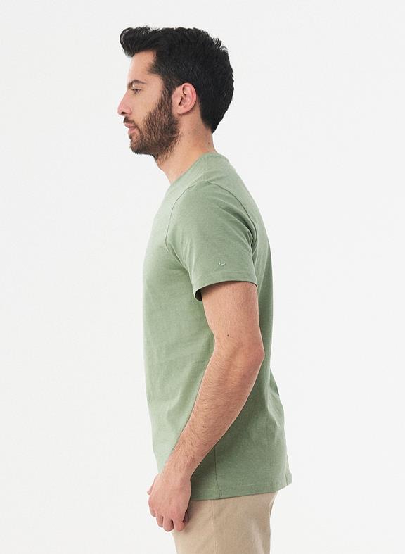 Basic T-shirt Organic Cotton Green 4