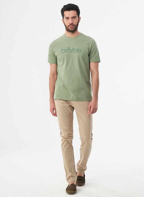 T-Shirt Organic Cotton Bicycle Green 2