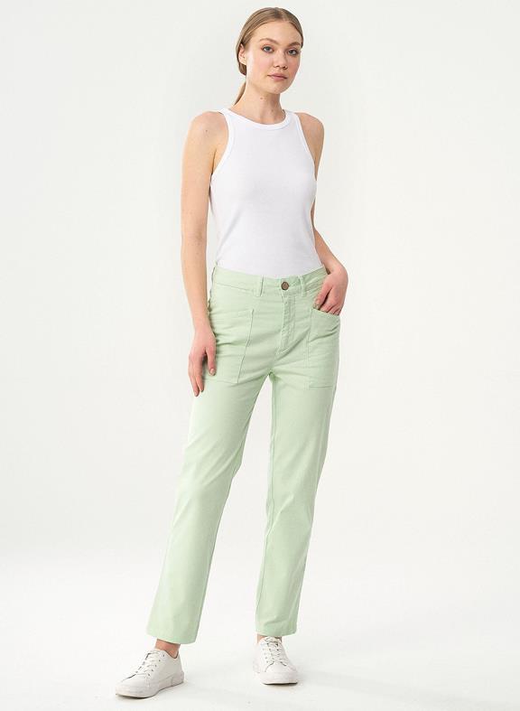 Pants Organic Cotton Sage Green 3