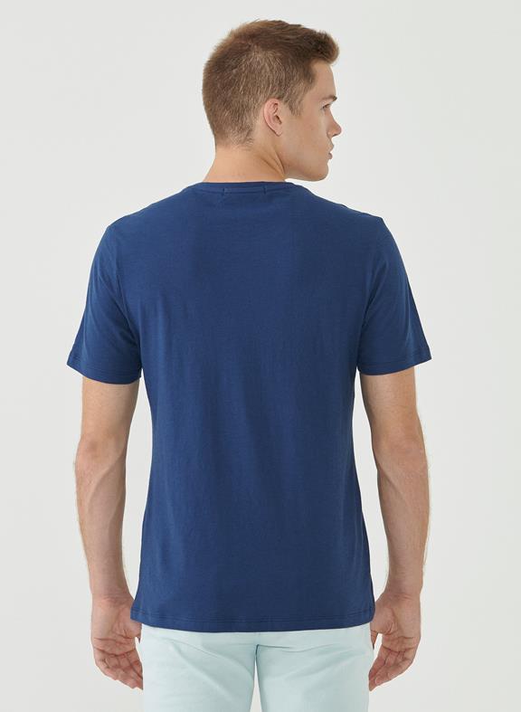 T-Shirt California Donkerblauw 4