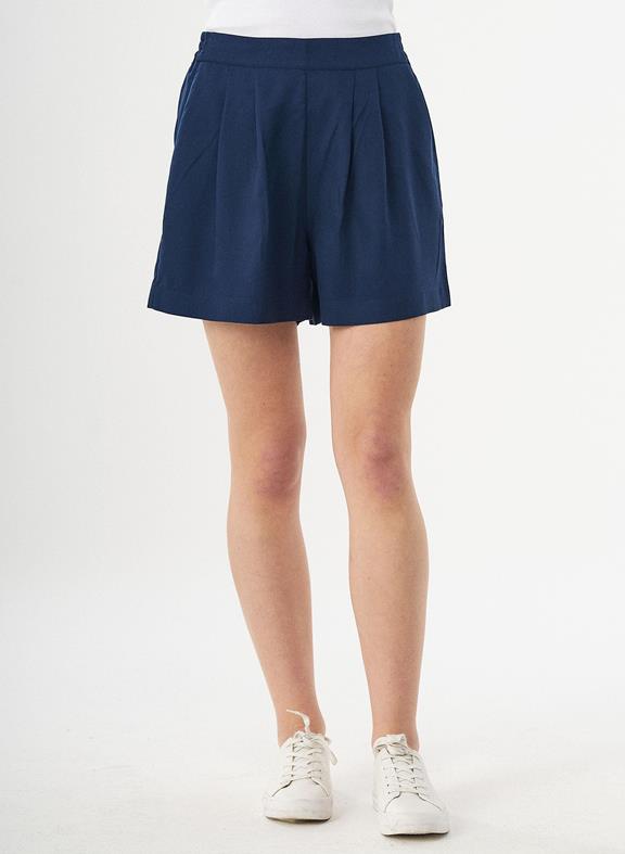 Geplooide Short Navy from Shop Like You Give a Damn