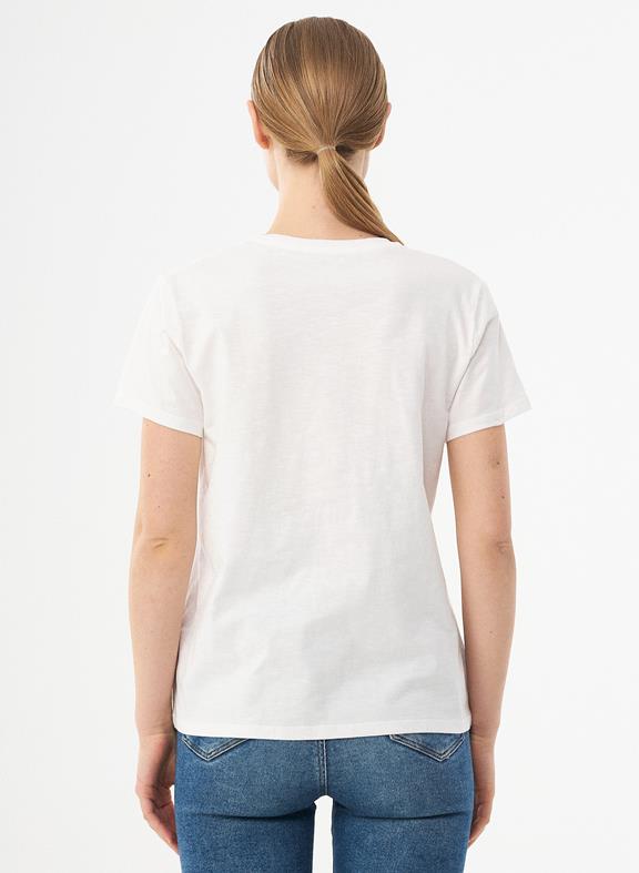 T-Shirt Organic Cotton Print White from Shop Like You Give a Damn