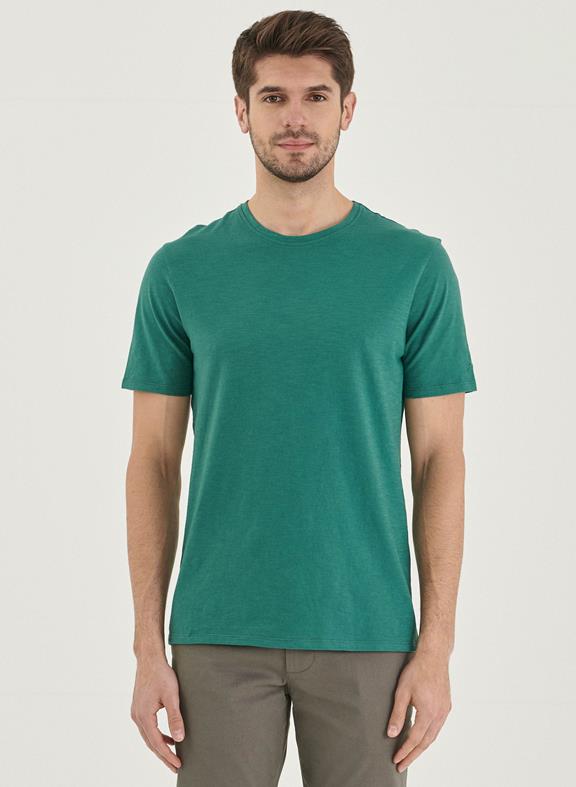 Basic T-shirt Organic Cotton Seaweed 1