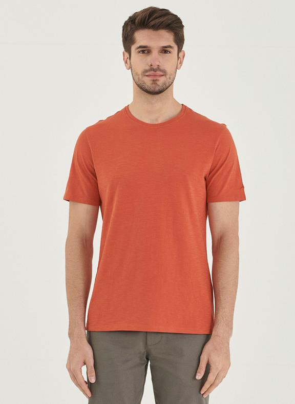 Basic T-shirt Organic Cotton Orange 1