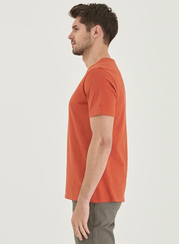 Basic T-shirt Organic Cotton Orange 3