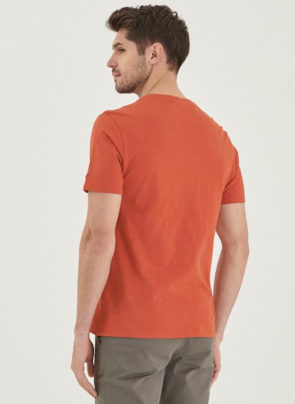 Basic T-shirt Organic Cotton Orange 4