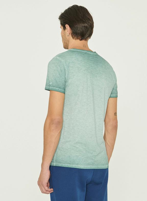 T-Shirt Organic Cotton Print Blue 4