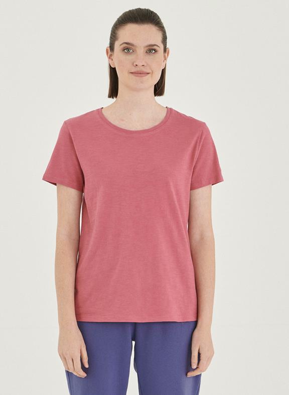 Basic T-Shirt Biologisch Katoen Roze van Shop Like You Give a Damn