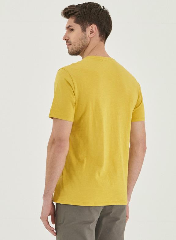 Basic T-shirt Organic Cotton Yellow 4