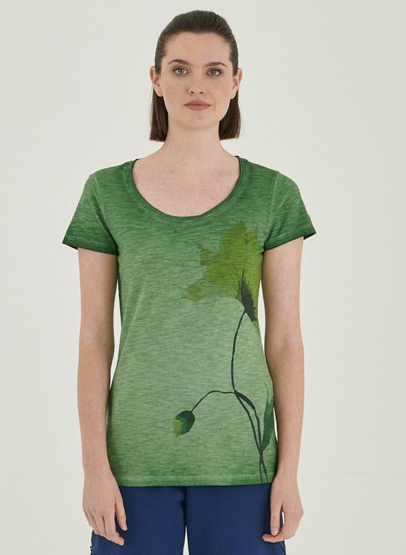 T-Shirt Biologisch Katoen Groen van Shop Like You Give a Damn