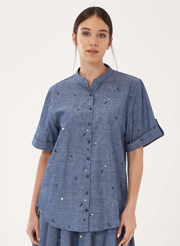 Blouse Denim Look Blue from Shop Like You Give a Damn