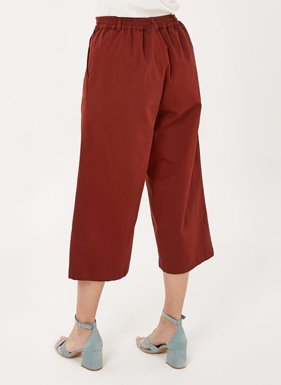 Culotte Broek Donkerrood Bruin from Shop Like You Give a Damn