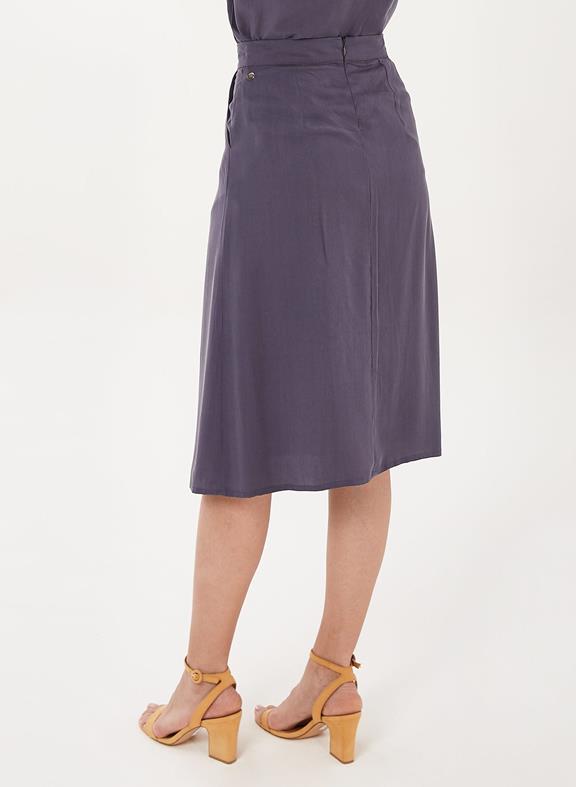 Midi Skirt Purple Grey 4