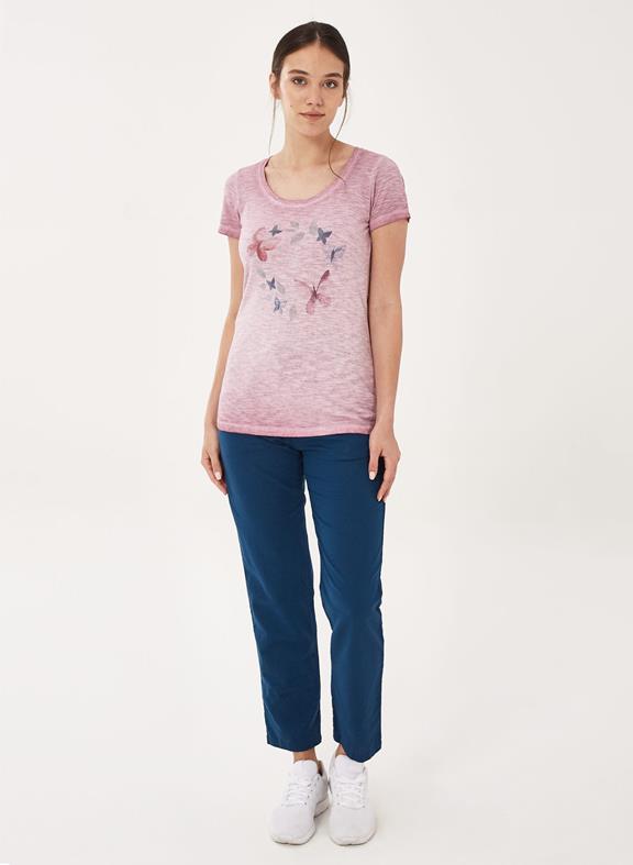 T-Shirt Vlinder Roze from Shop Like You Give a Damn