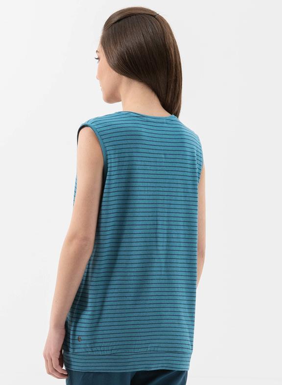 Top V-Hals Blauw from Shop Like You Give a Damn