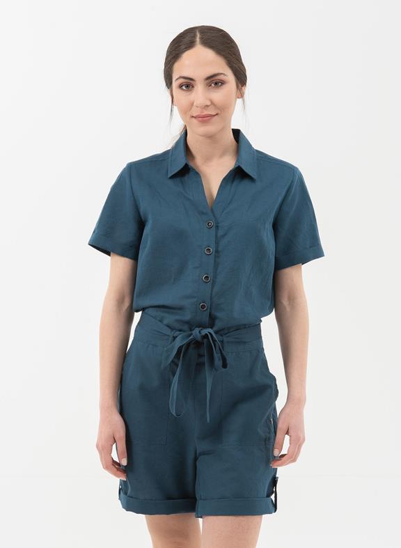 Blouse Playsuit Navy van Shop Like You Give a Damn