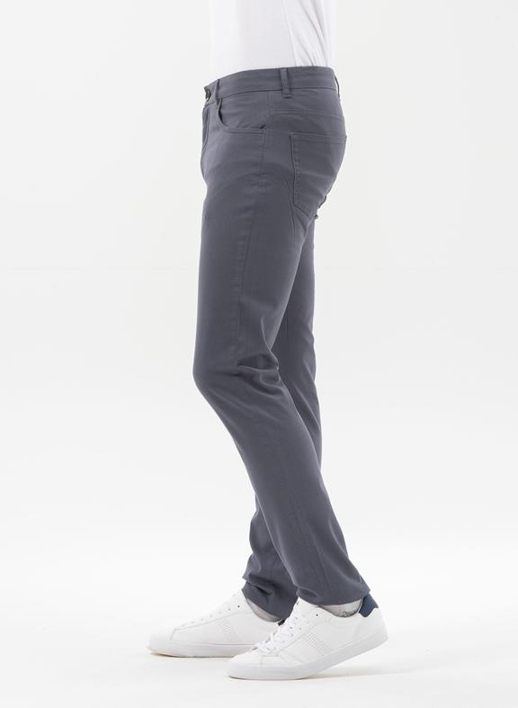 Slim Fit Pants Dark Grey 4